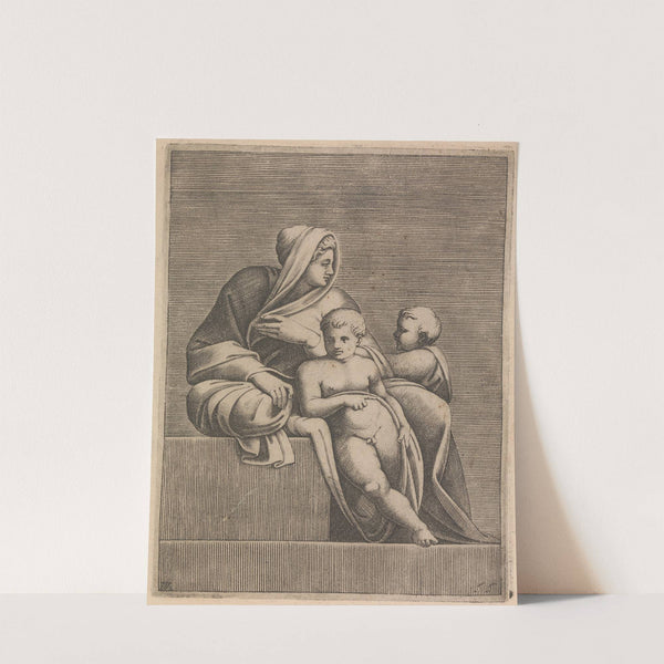 Achaz, Ancestor of Christ by Adamo Scultori