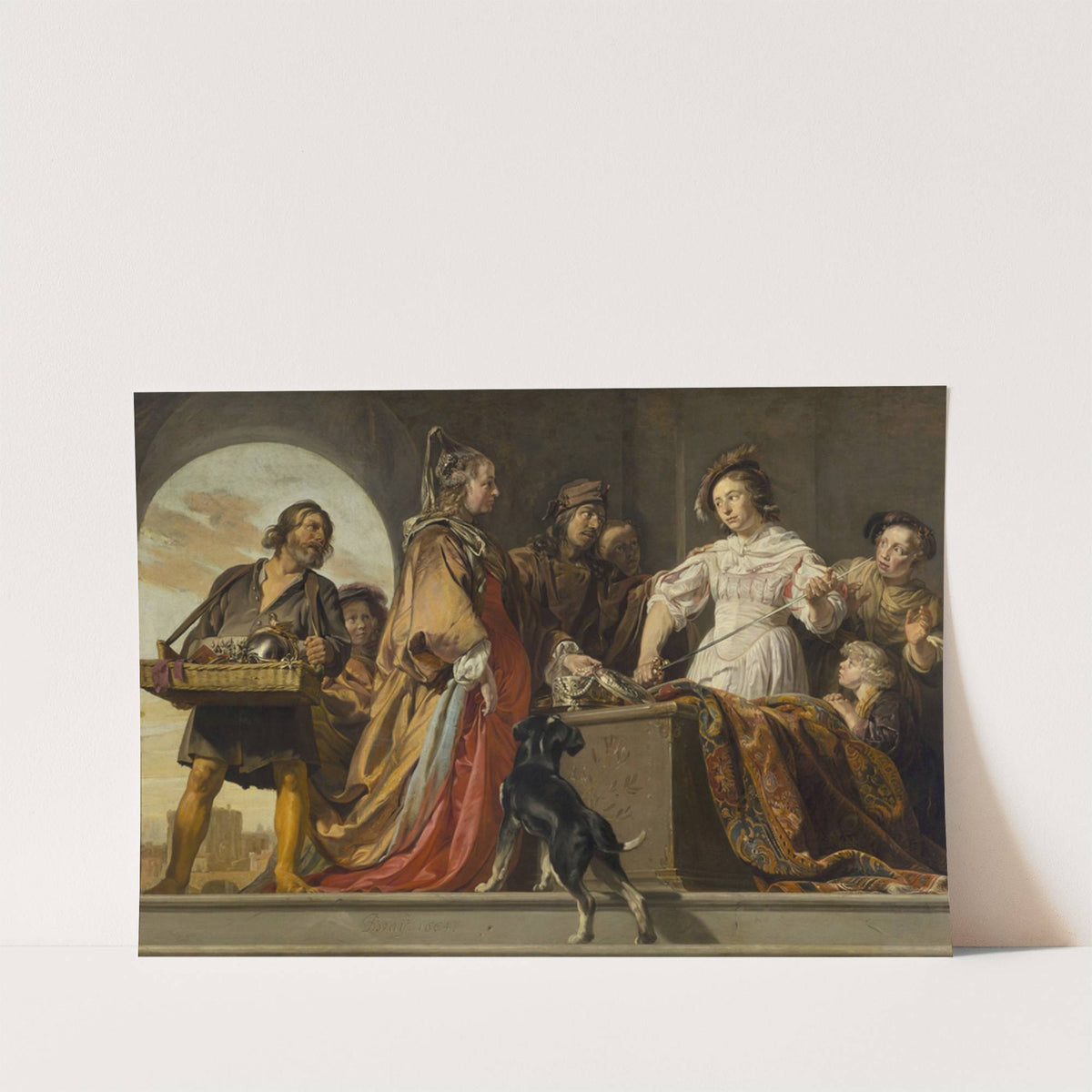 Achilles among the Daughters of Lycomedes (Ovid, Metamorphoses, XII, 162 ff) by Jan de Bray