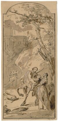 Achilles becoming a pupil of Cheriron
