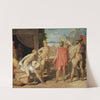 Achilles Receiving in his Tent the Envoys of Agamemnon by Jean Auguste Dominique Ingres