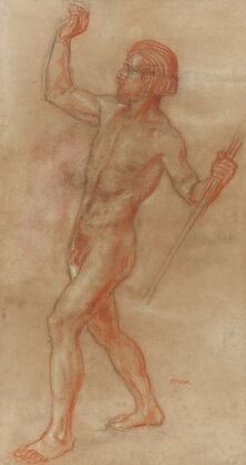 Actaeon (Male Nude with Spear) (ca. 1926)