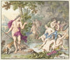 Actaeon verrast Diana en haar gezellinnen