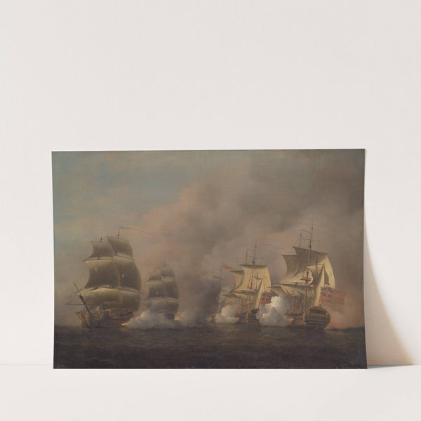 Action off the Cape of Good Hope by Samuel Scott