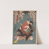 Actor in brown and red costume by Toyokuni Utagawa