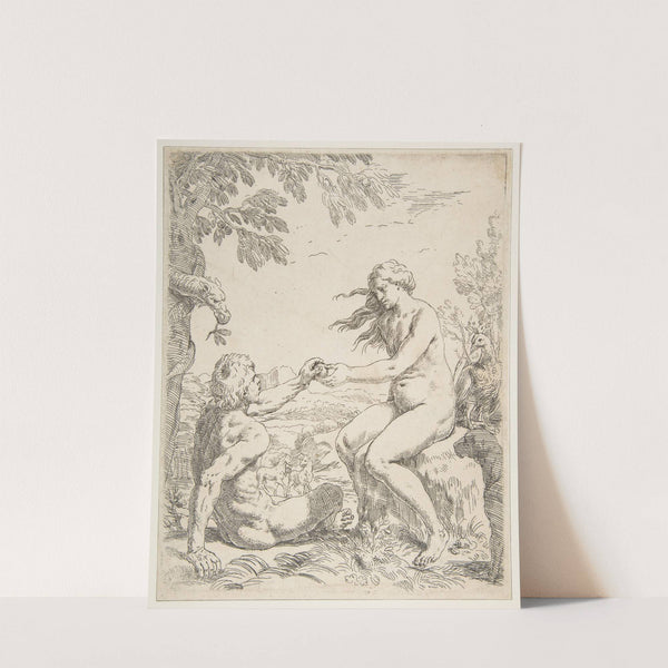 Adam and Eve (ca. 1639) by Simone Cantarini
