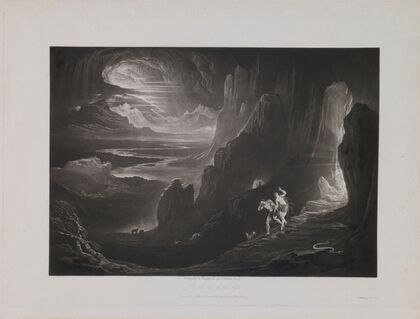 Adam and Eve Driven Out of Paradise (Book 12, Line 641) (1824–1827)