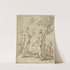 Adam and Eve in paradise by Andries Both