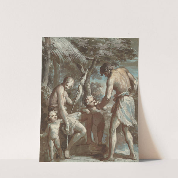 Adam and Eve with Cain and Abel by Carlo Alberto Baratta