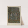 Adam &amp; Eve Embroidered Picture by Frank Gray