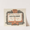 Address-card of the printseller, Rochoux (1855) by Charles Meryon