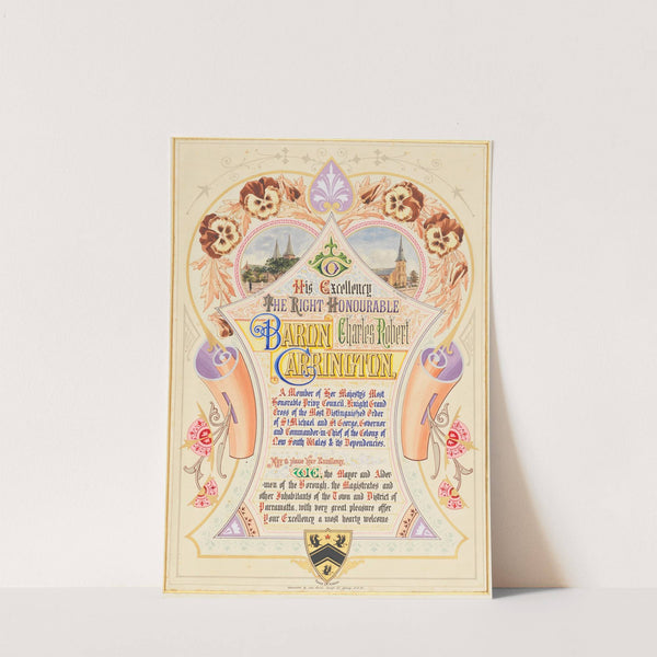 Addresses Presented To Lord Carrington Governor Of New South Wales, Pl.03 (1888)