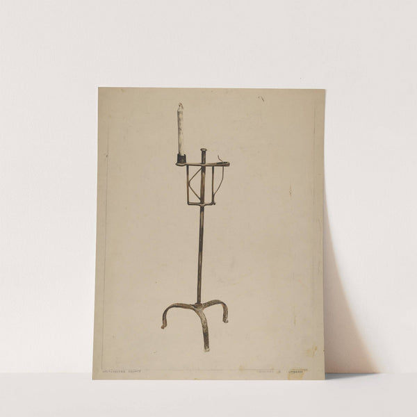 Adjustable Candle Holder by Howard Lumbard