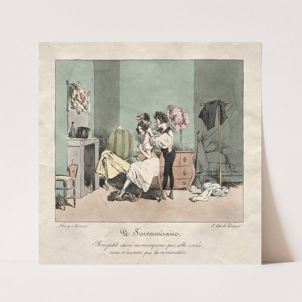 Administrative Customs; Supernumerary (mid-1800s) by Henry Bonaventure Monnier