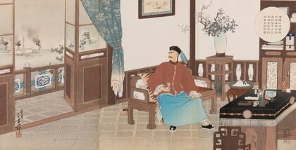 Admiral Ding Ruchang of the Chinese Beiyang Fleet, Totally Destroyed at Weihaiwei, Commits Suicide at His Official Residence (1895)