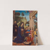Adoration Of The Child With St. Benedict And Angels by Vincenzo Foppa