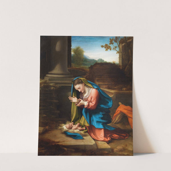 Adoration of the Christ Child by Correggio