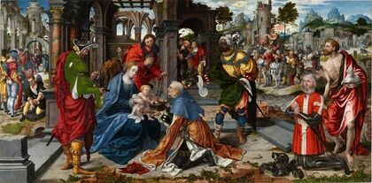 Adoration of the Magi with the Donor Philippe de Villiers de l’Isle-Adam (1530)