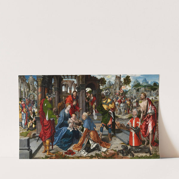 Adoration of the Magi with the Donor Philippe de Villiers de l’Isle-Adam (1530) by Noël Bellemare