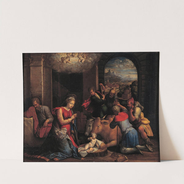 Adoration of the Sheperds (between 1536 and 1537) by Benvenuto Tisi