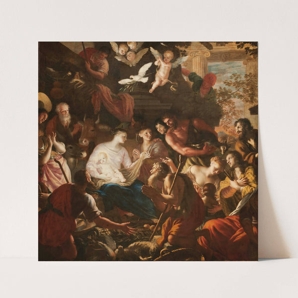 Adoration of the Shepherds by Lorenzo De''' Ferrari