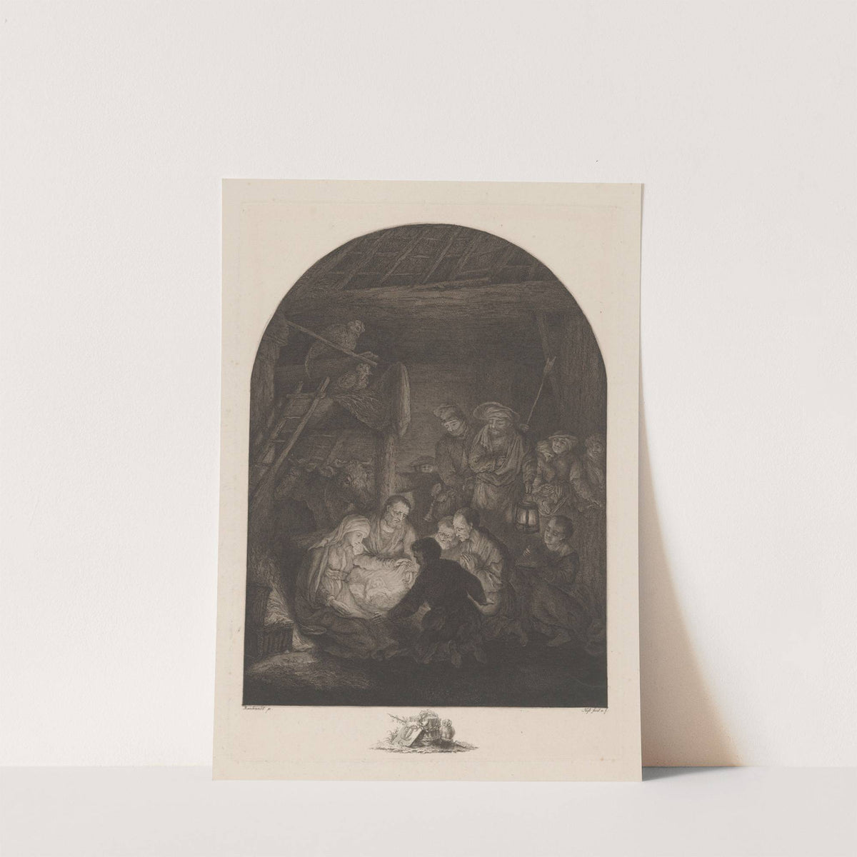 Adoration of the Shepherds by Carl Ernst Christoph Hess