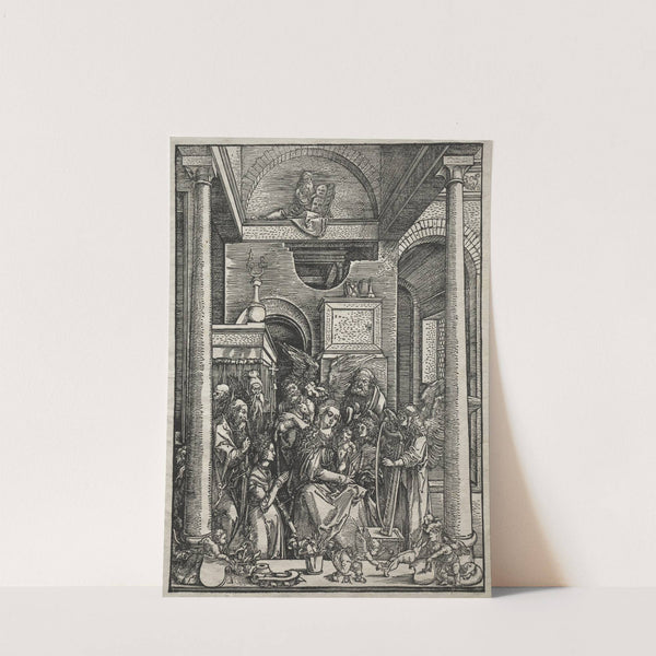 Adoration of the Virgin and Child by Saints and Angels (1504–1505) by Albrecht Dürer