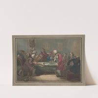 Adventures of Roderick Random; Roderick’s examination at Surgeons Hall. (1792) by Samuel Collings