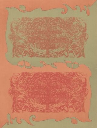 Advertentie van kunsthandelaar Meijer W. Goudeket