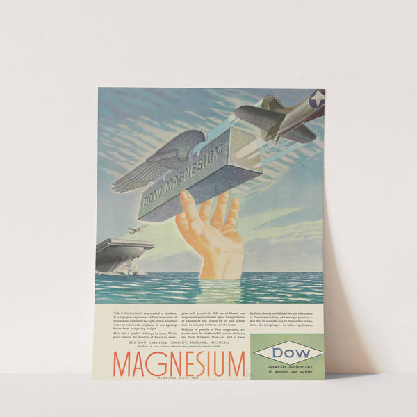Advertisement for Dow Magnesium (1943) by Dow Chemical Company