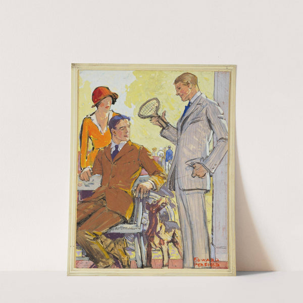 Advertisement for Hart, Schaffner &amp; Marx clothes by Edward Penfield