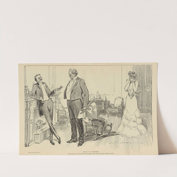 Advice to noblemen (1900-1905) by Charles Dana Gibson