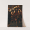Aeneas fleeing the burning Troy by Gioacchino Assereto