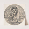 Aeneas Rescues his Father from Burning Troy by Rudolf Meyer