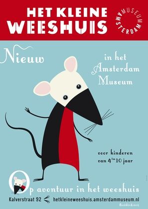 Affiche ‘Het kleine weeshuis. Op avontuur in het weeshuis’