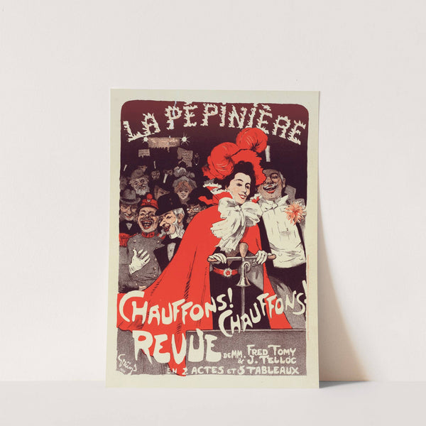 Affiche Pour Le Concert De La Pépinière &#039;chauffons! Chauffons!&#039; by Jules-Alexandre Grün