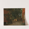 Aftenavisen kommer, Majorstuveien 8 by Amaldus Nielsen