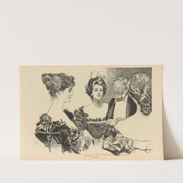 After Dinner (1893-1900) by Charles Dana Gibson