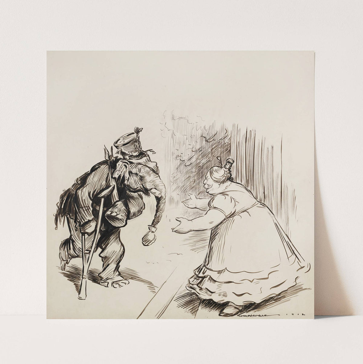 After the battle. G.O.P. All that is left of me darling is yours (1912) by William Henry Walker