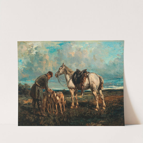 After the Hunt by Rudolf Fedorovich Frentz