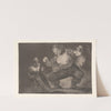 After Vice Comes Fornication [Simpleton] (Tras el Vicio Viene el Fornicio [Bobalicón]) (ca. 1813-1820) by Francisco de Goya