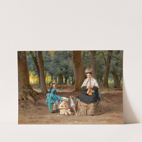Afternoon in the Park (1873) by Fyodor Bronnikov