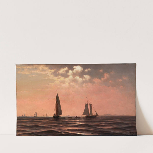 Afternoon on Saco Bay, Coast of Maine (1874) by William Frederick De Haas