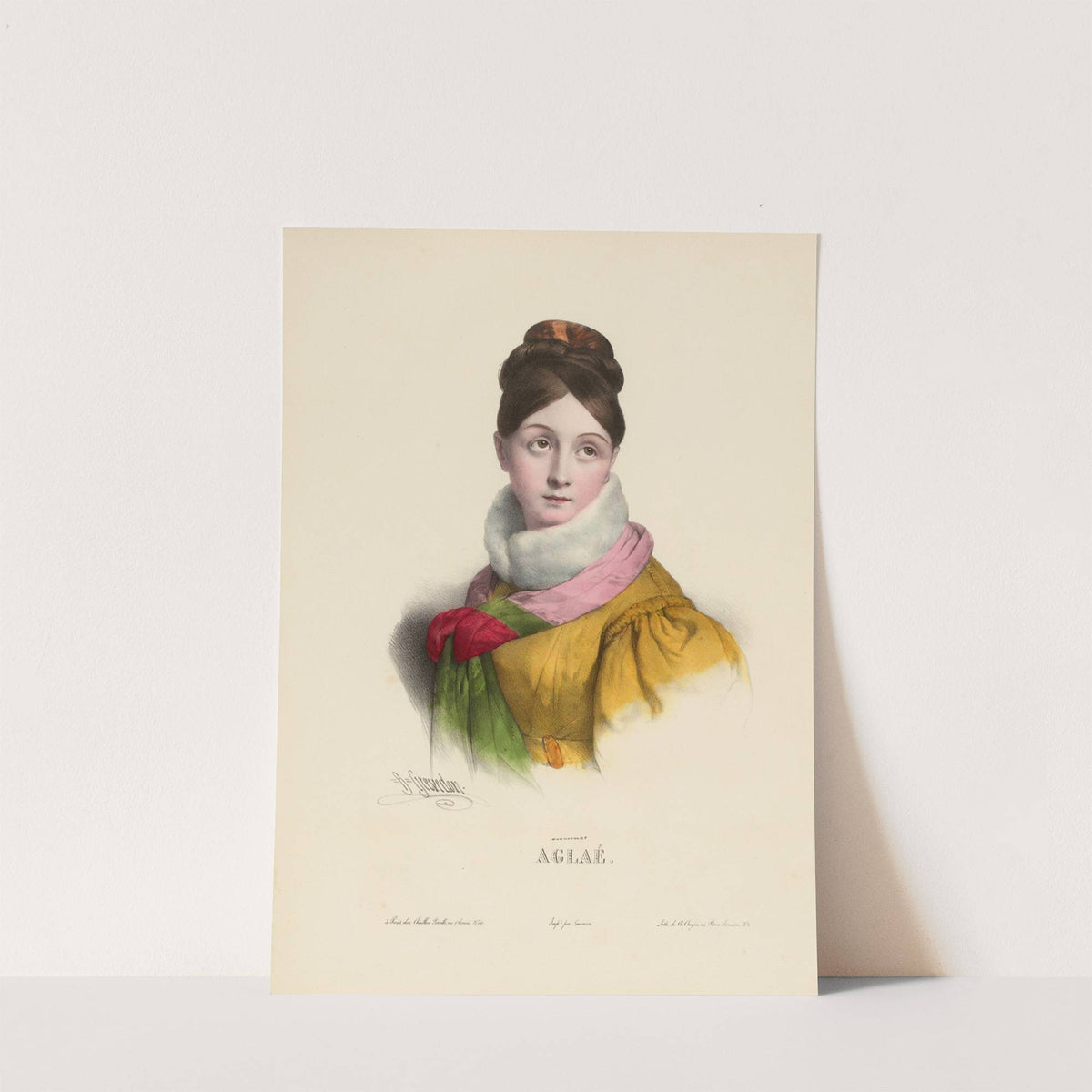 Aglaé (1828-1830) by Pierre Louis Henri Grévedon