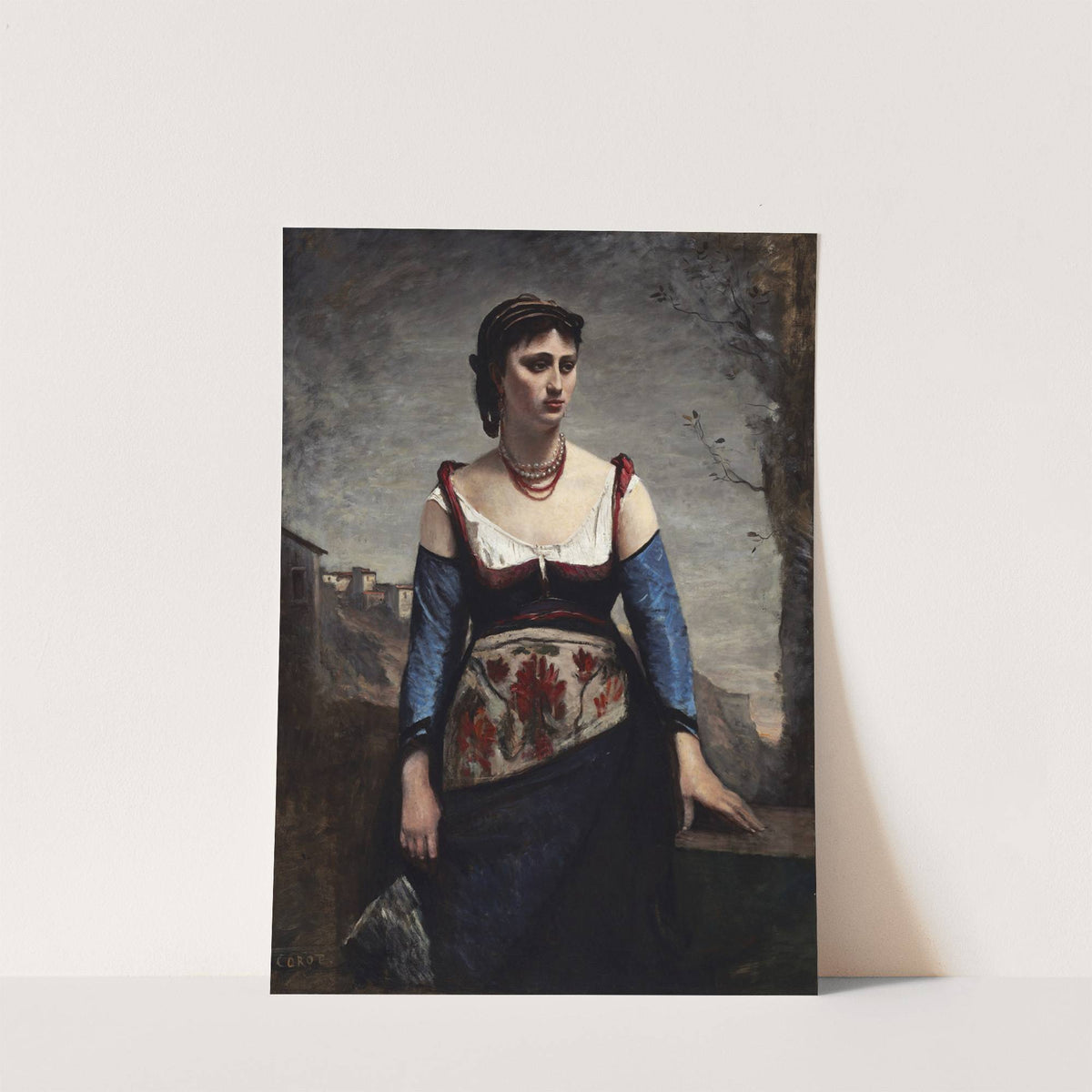 Agostina by Jean-Baptiste-Camille Corot