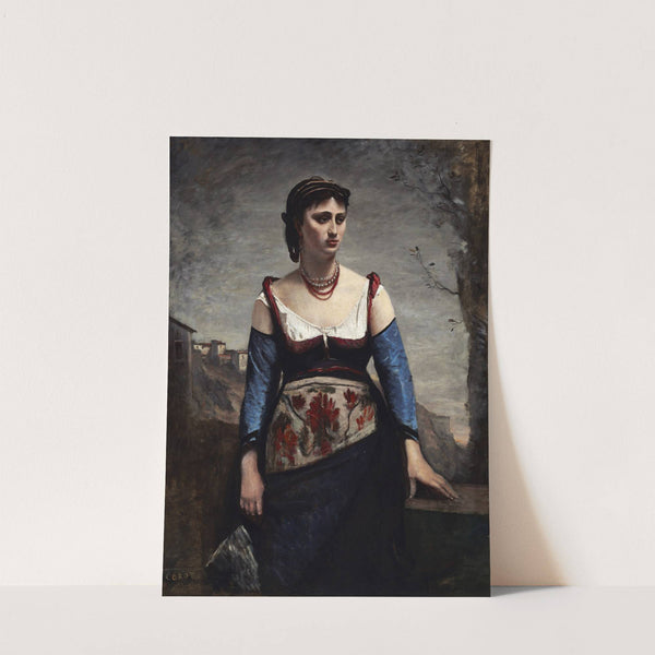 Agostina by Jean-Baptiste-Camille Corot