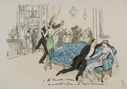 Ah Princesse, s’étendre dans ce canapé de Jansen (1913)