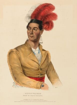 Ahyouwaighs. Chief Of The Six Nations