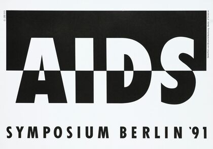 AIDS, Symposium Berlin ‘ 91