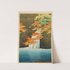 Akame senju taki (Senju Waterfall, Akame) (1951) by Kawase Hasui