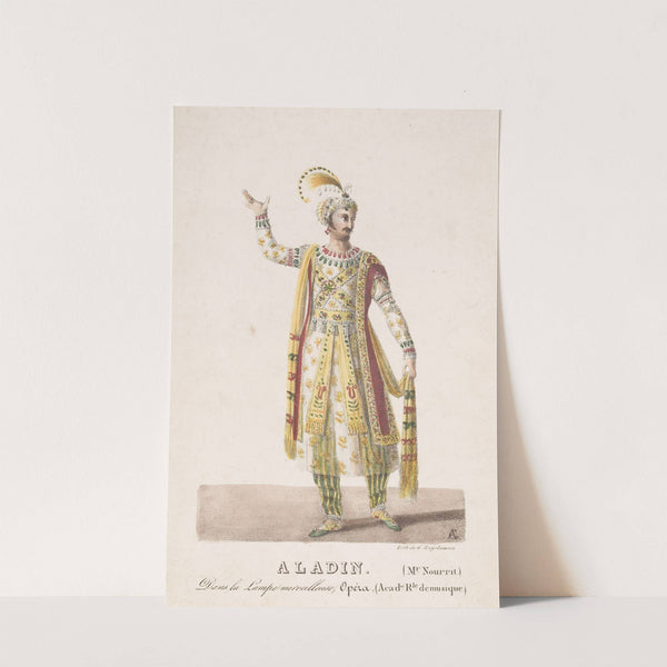 Aladin, ou la lampe Merveilleuse ; Costume; Aladin (1822) by Auguste Garneray